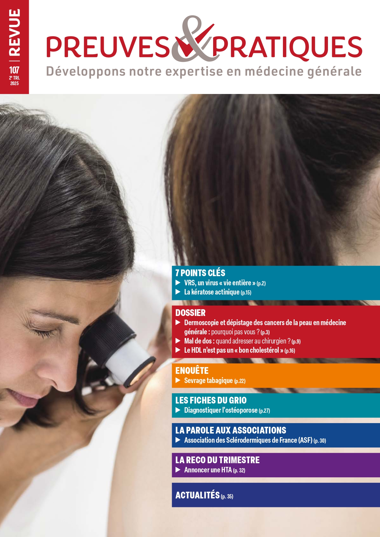 Dermatologie – Chirurgie orthopédique - Cardiologie